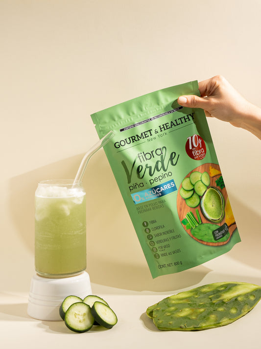 Fibra Verde Piña-Pepino 0 Azúcar
