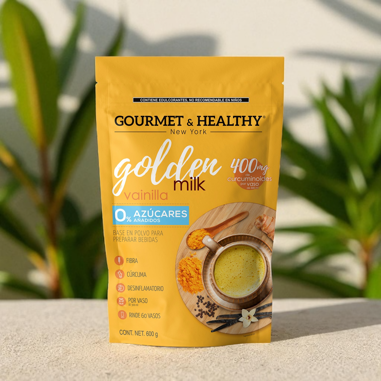 Golden Milk Vainilla 0 Azúcar